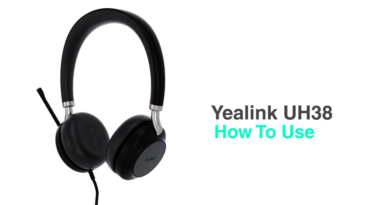 Yealink Headset UH38 Dual UC USB-A, mit Akku