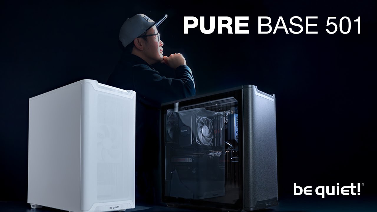 be quiet! PC-Gehäuse Pure Base 501 Airflow Window Weiss