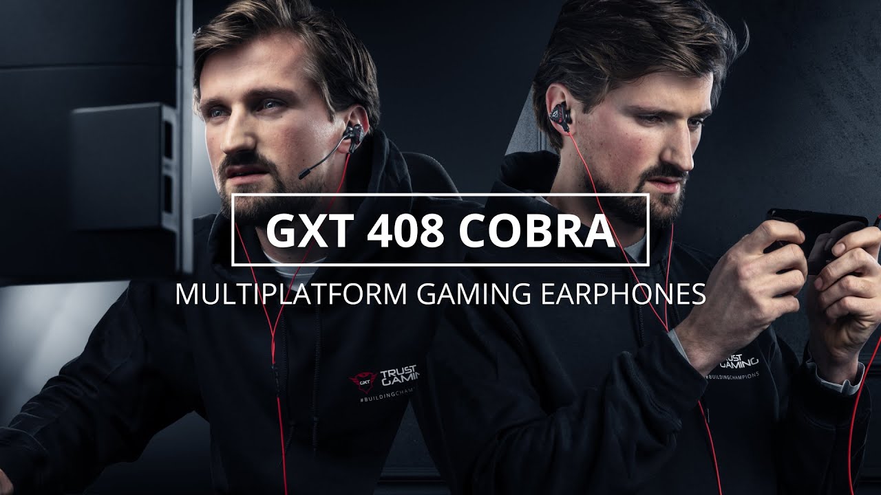 Trust Headset GXT 408 Cobra Rot/Schwarz