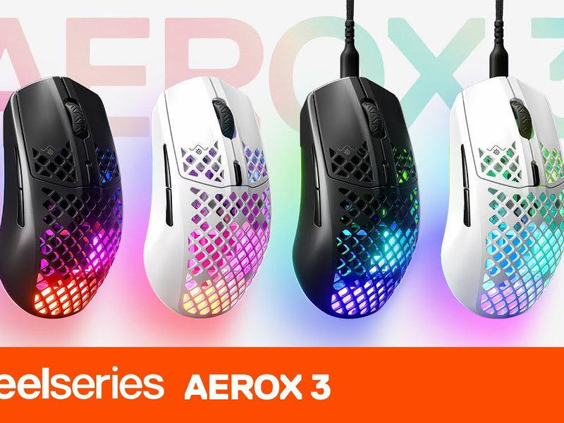 Steel Series Gaming-Maus Aerox 3 Weiss