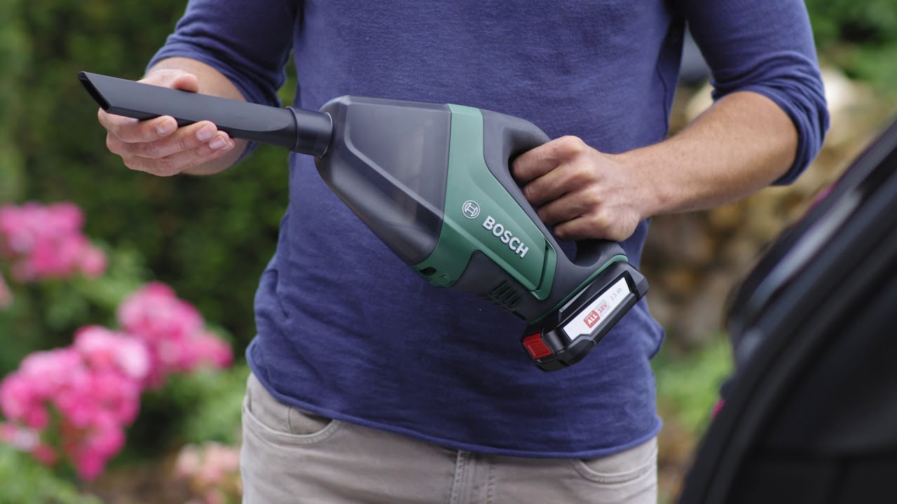 Bosch Aspirateur à main sans fil UniversalVac 18 Kit Vert/Noir