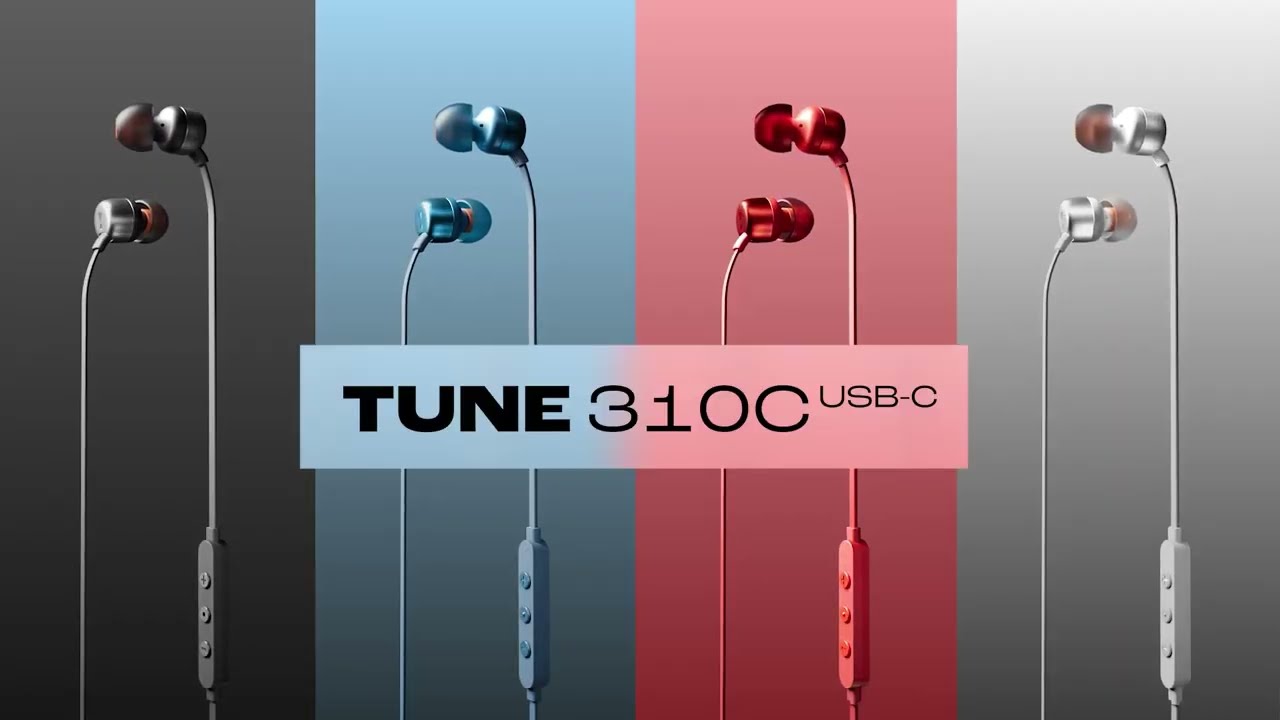 JBL In-Ear-Kopfhörer Tune 310C USB Weiss