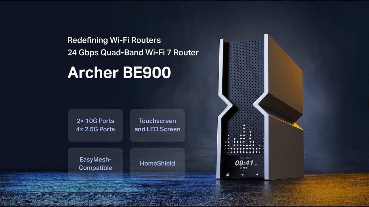 TP-Link Quad-Band WiFi Router Archer BE900