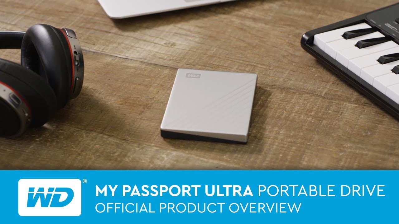 Western Digital Externe Festplatte My Passport Ultra 1 TB, Silber