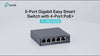 TP-Link PoE+ Switch TL-SG105PE 5 Port