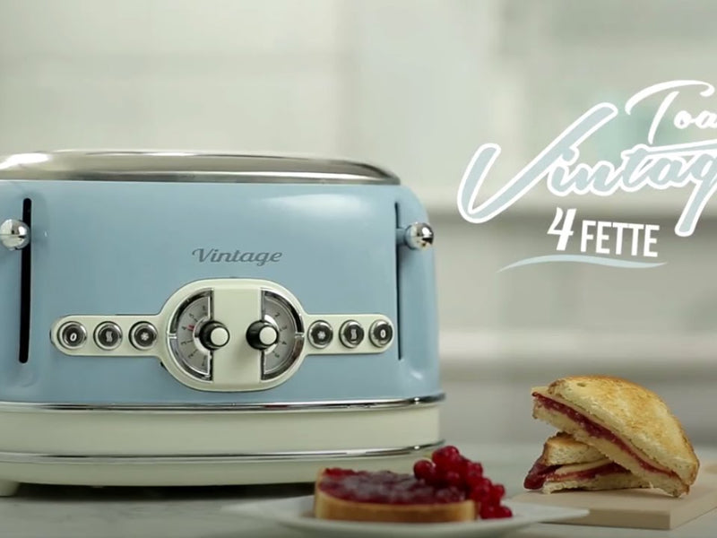 Ariete Toaster Vintage Blau