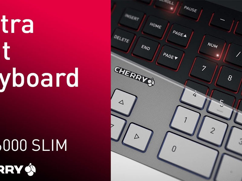 Cherry Tastatur KC 6000 Slim CH-Layout Schwarz