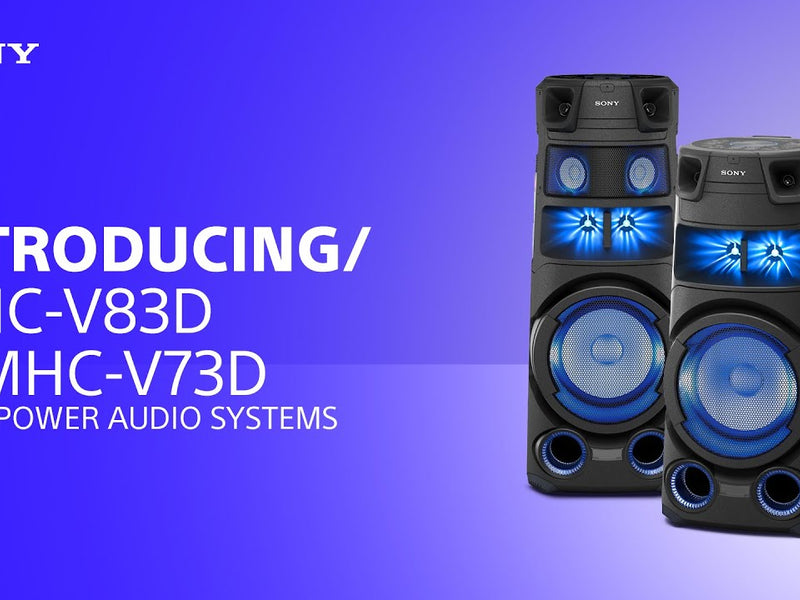 Sony Musik-System MHC-V73D Schwarz