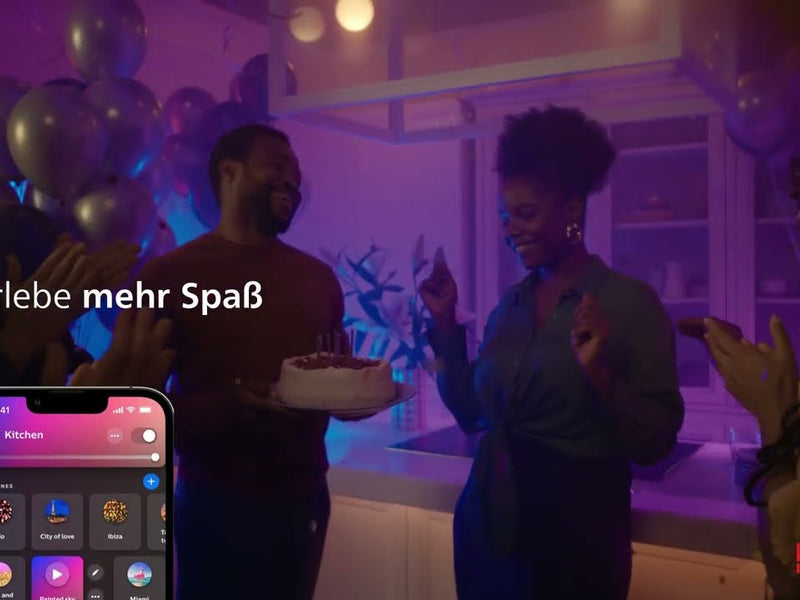 Philips Hue White & Color Ambiance Outdoor Appear Wandleuchte Schwarz