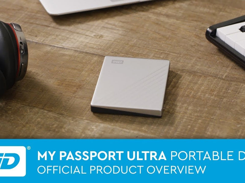 Western Digital Disque dur externe My Passport Ultra 2 TB, Argenté
