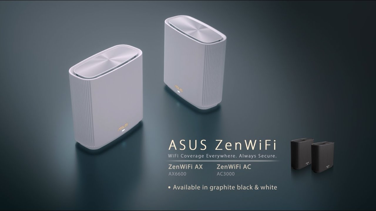 ASUS Mesh-System ZenWiFi AX (XT8)  2 Stück schwarz