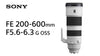 Sony Zoomobjektiv FE 200-600mm F/5.6-6.3 G OSS Sony E-Mount