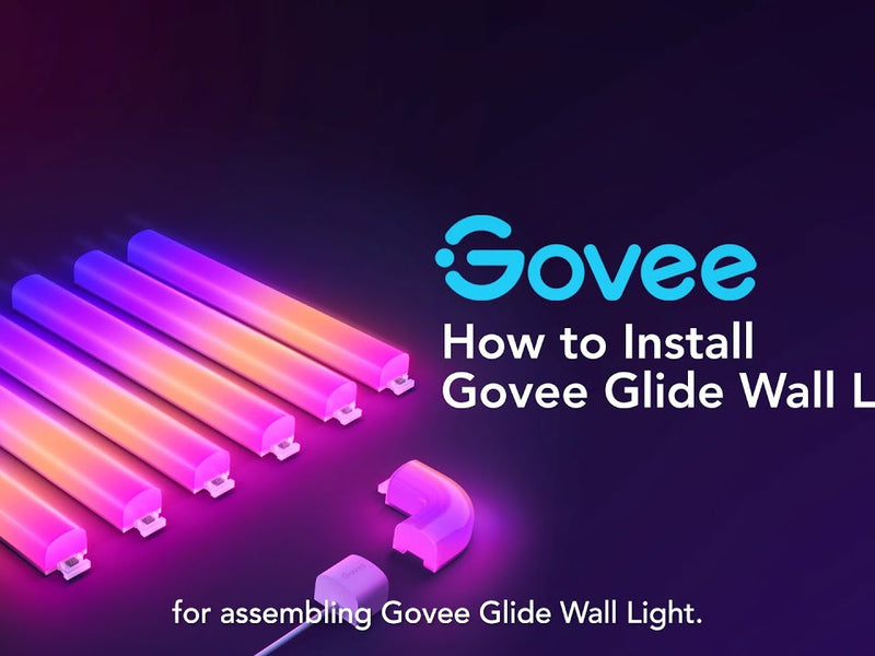 Govee Lampe murale Glide, 6+1, 1.8 m, RGBIC