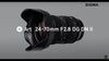 Sigma Zoomobjektiv 24-70mm F/2.8 DG DN II Art Sony E-Mount