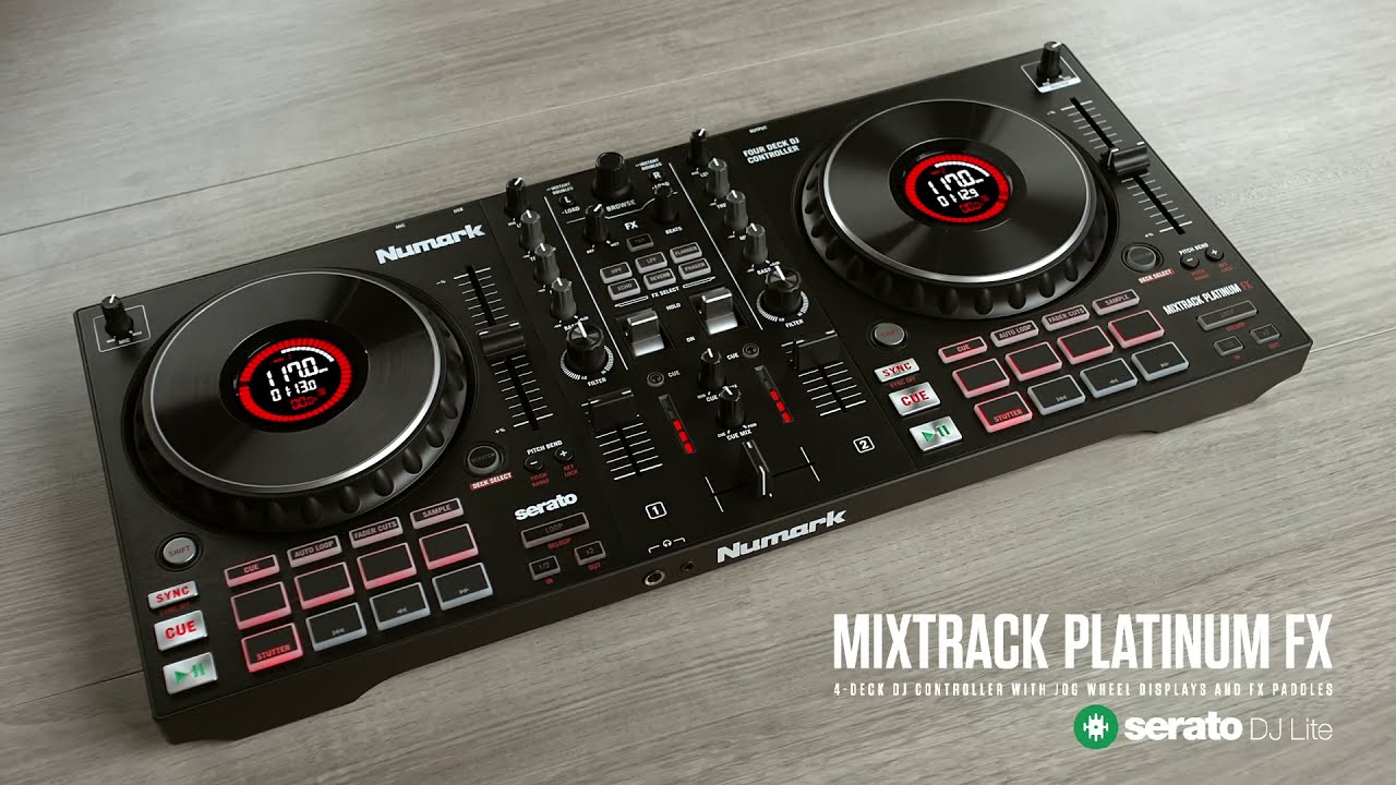 Numark Contrôleur DJ Mixtrack Platinum FX