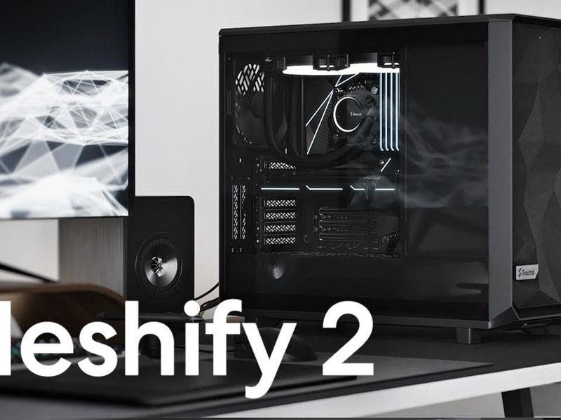 Fractal Design Boîtier d’ordinateur Meshify 2 TG Light Noir