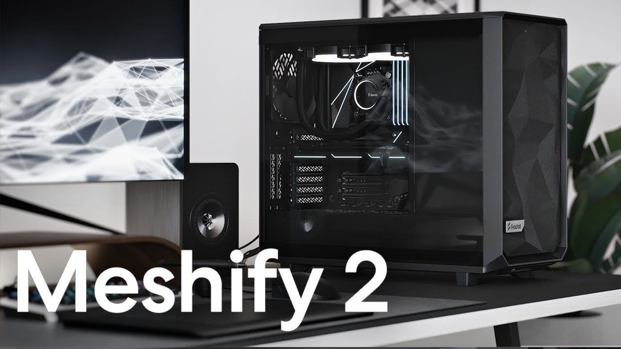 Fractal Design PC-Gehäuse Meshify 2 TG Light Schwarz