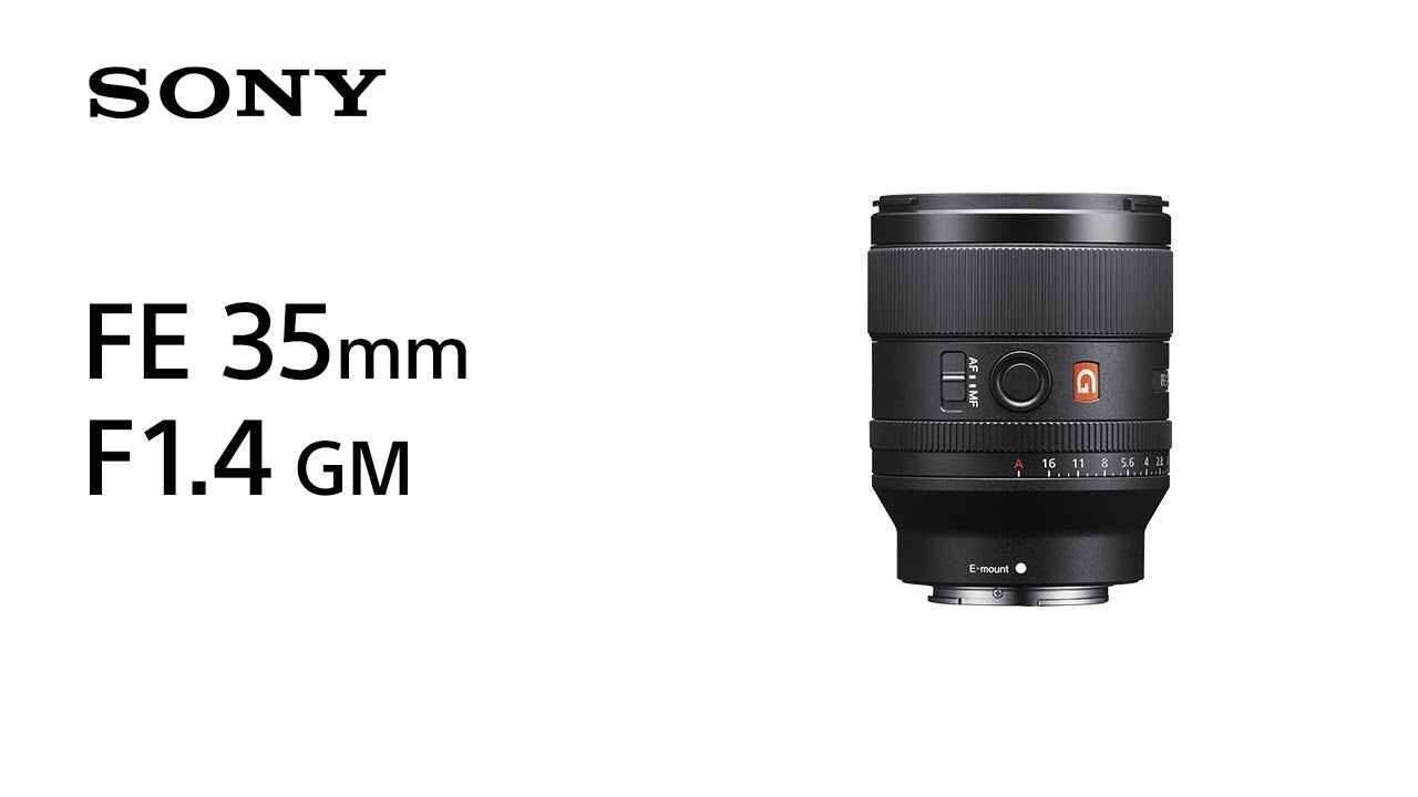 Sony Longueur focale fixe FE 35mm F/1.4 GM – Sony E-Mount