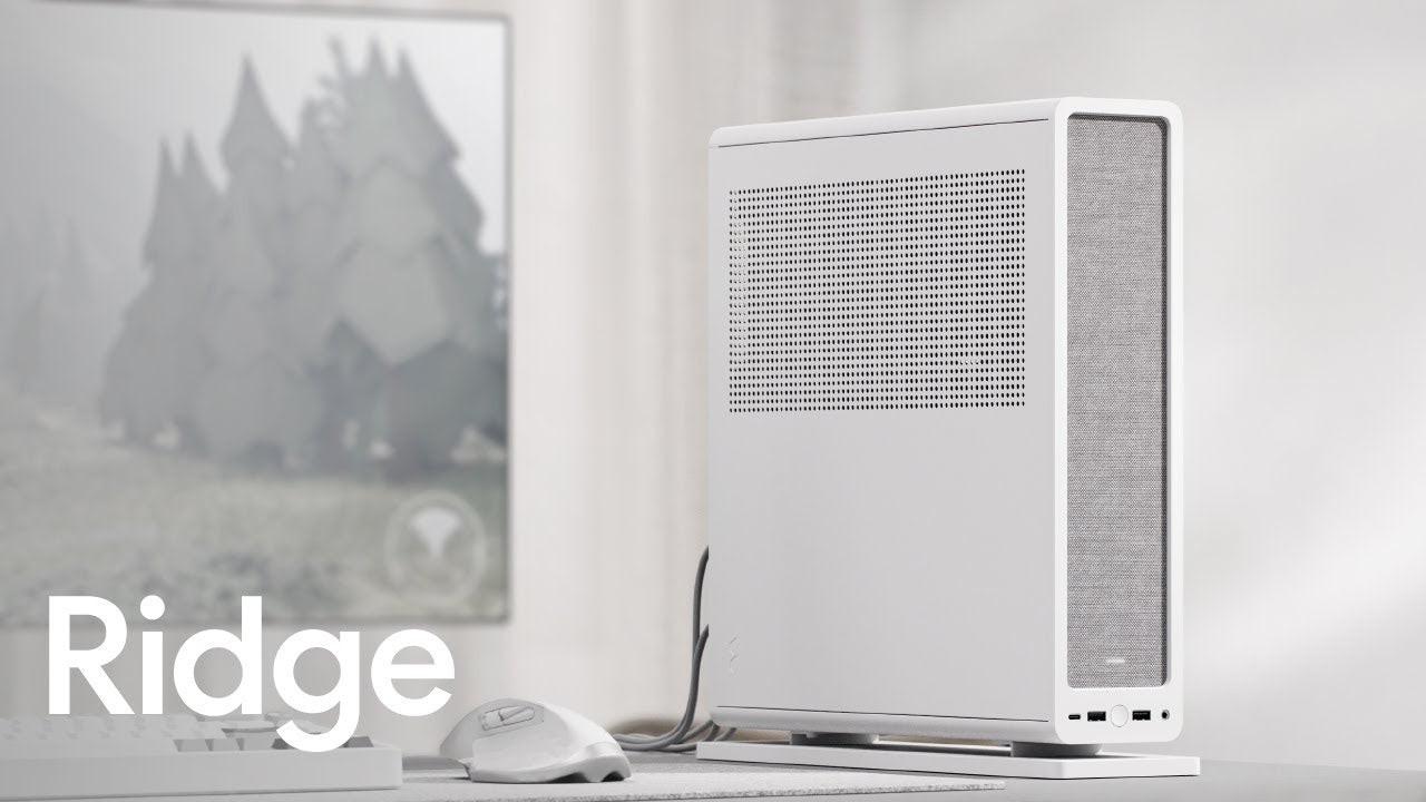 Fractal Design Boîtier d’ordinateur Ridge Blanc