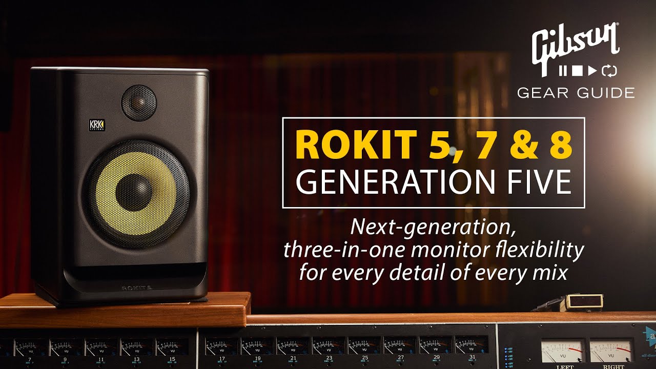 KRK Moniteur de studio Rokit RP8 G5 Noir