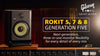 KRK Moniteur de studio Rokit RP8 G5 Noir