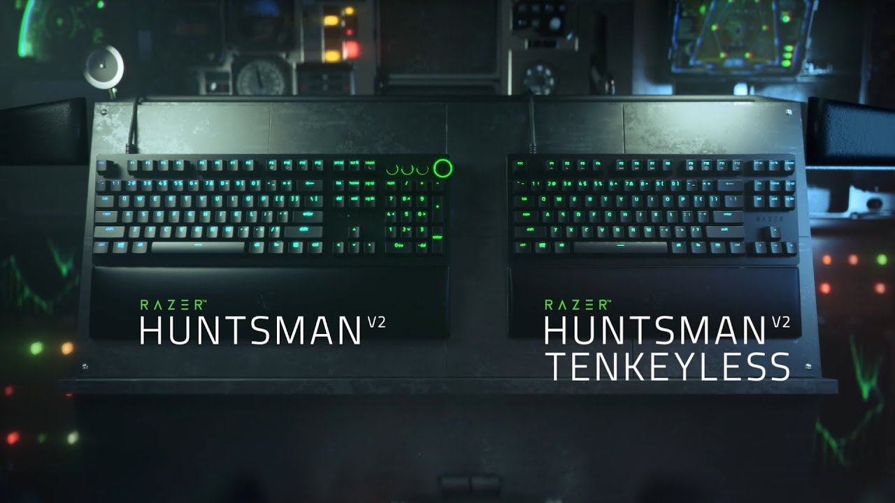 Razer Gaming-Tastatur Huntsman V2 Tenkeyless Red Switch