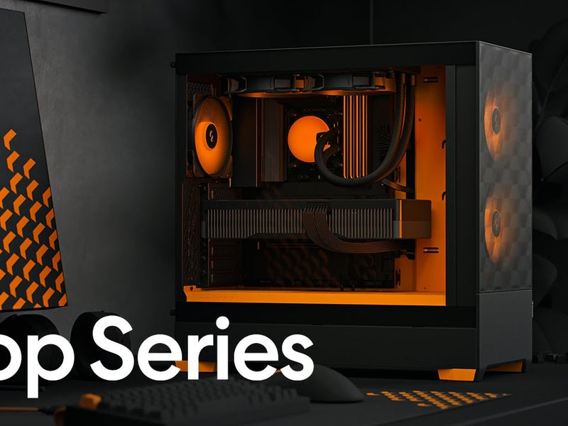Fractal Design Boîtier d’ordinateur Pop Air RGB TG Orange