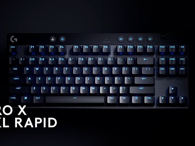 Logitech Clavier de gaming Pro X TKL Rapid Blanc
