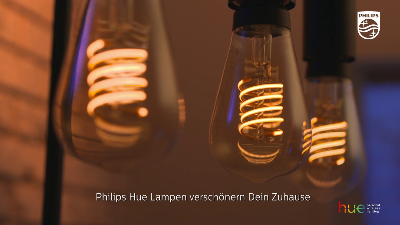 Philips Hue White E27 Pack individuel Globe Filament 550 lm