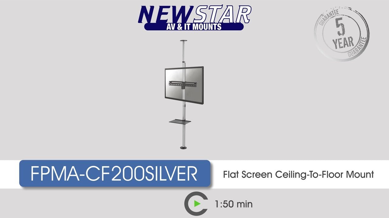 NEOMOUNTS Fixation plafond/sol FPMA-CF200 Argenté