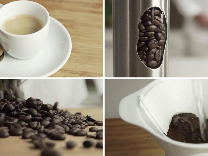 AdHoc Kaffeemühle Mrs. Bean MC01 Silber