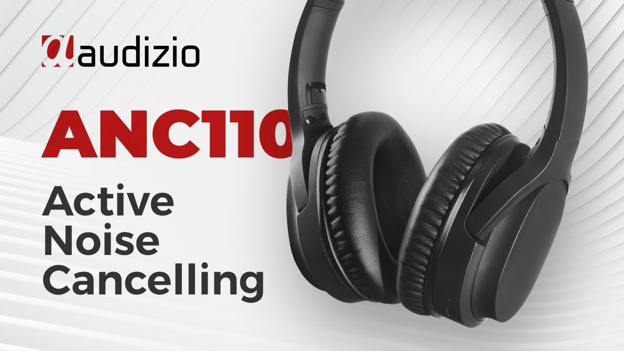 Audizio Casques extra-auriculaires Wireless ANC110 Noir