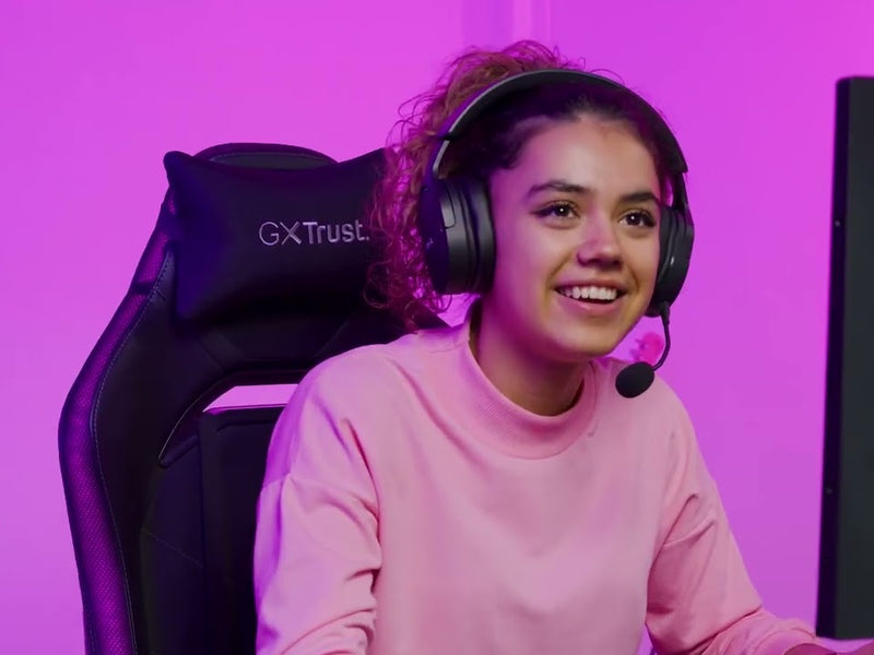 Trust Headset GXT 491P FAYZO Schwarz/Violett